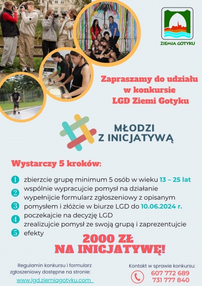 Młodzi z inicjatywą III edycja - Konkurs dla młodzieży