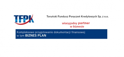 OFERTA Toruńskiego Funduszu Poręczeń Kredytowych Sp. z o.o