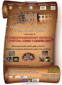 Zaproszenie na II Międzynarodowy Festiwal tortów, ciast i ciasteczek