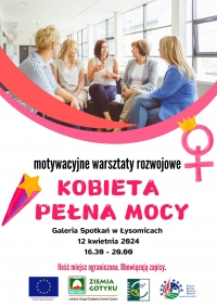 Zapraszamy na motywacyjne warsztaty rozwojowe dla kobiet!