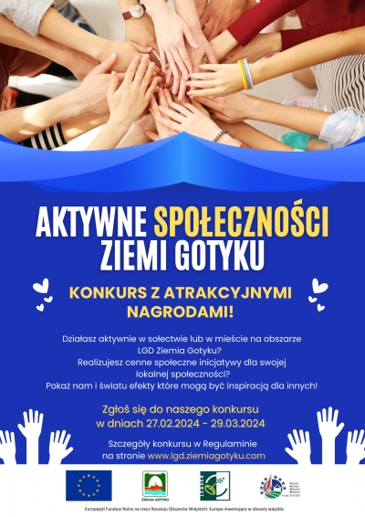 Konkurs &quot;Aktywne społeczności na Ziemi Gotyku